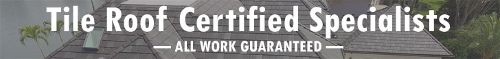 Tile Roof Certified Specialists—All Work Guaranteed