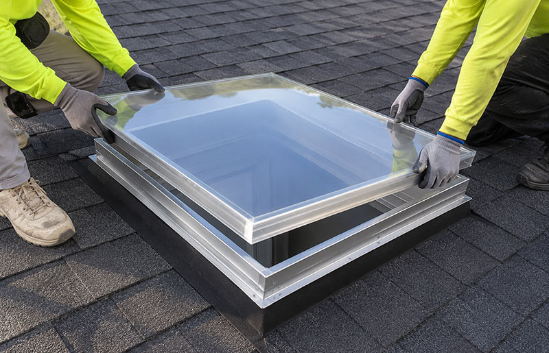 Skylight lens replacement