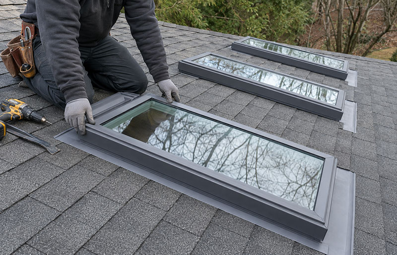 Skylight lens replacement